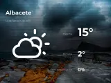 El tiempo en Albacete: previsión para hoy domingo 14 de febrero de 2021