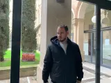 Pablo Hasel se encierra en el rectorado de la Universitat de Lleida.