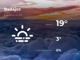 El tiempo en Badajoz: previsión para hoy martes 16 de febrero de 2021