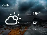 El tiempo en Cádiz: previsión para hoy martes 16 de febrero de 2021