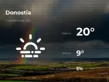 El tiempo en Guipúzcoa: previsión para hoy miércoles 17 de febrero de 2021