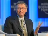 Bill Gates en un acto del Foro Económico Mundial.