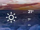 El tiempo en Jaén: previsión para hoy viernes 19 de febrero de 2021