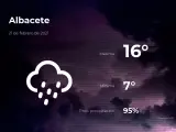 El tiempo en Albacete: previsión para hoy domingo 21 de febrero de 2021