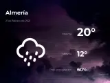 El tiempo en Almería: previsión para hoy domingo 21 de febrero de 2021