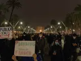 Tres detenidos en la s&eacute;ptima noche de disturbios en Barcelona por Hasel