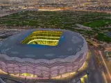 Estadio de fútbol para el Mundial de Qatar.