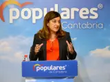 Archivo - La presidenta del PP de Cantabria, María José Saénz de Buruaga