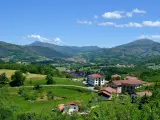 Vista del valle desde la localidad de Ciga.