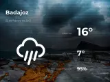 El tiempo en Badajoz: previsión para hoy jueves 25 de febrero de 2021