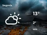 El tiempo en Segovia: previsión para hoy domingo 28 de febrero de 2021