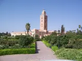 Mezquita Kutub&iacute;a, en la ciudad de Marrakech, en Marruecos.