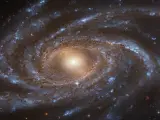 Galaxia en espiral captada por el telescopio Hubble.