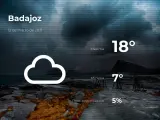 El tiempo en Badajoz: previsión para hoy viernes 12 de marzo de 2021