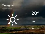 El tiempo en Tarragona: previsión para hoy domingo 14 de marzo de 2021