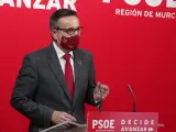 Diego Conesa, en rueda de prensa