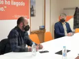 El secretario de Organización de la Unión de Guardias Civiles en Asturias, Ignacio García y el diputado y secretario de Organización de Ciudadanos Asturias, Sergio García.