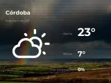 El tiempo en Córdoba: previsión para hoy lunes 15 de marzo de 2021