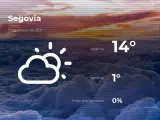 El tiempo en Segovia: previsión para hoy miércoles 17 de marzo de 2021