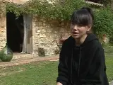 Beatriz Montañez, entrevistada por La Sexta desde su casa en el bosque.