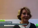 Esperanza Aguirre, este domingo en La Sexta.