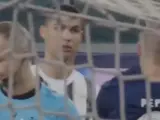 Cristiano y Pepe, en el Juve vs Oporto.