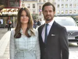 Los príncipes de Suecia, Carlos Felipe y Sofía, en septiembre de 2020.