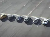 El Kia EV6 eléctrico se enfrenta a grandes superdeportivos en una carrera de aceleración de 400 metros.