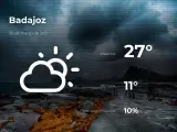 El tiempo en Badajoz: previsión para hoy martes 30 de marzo de 2021