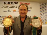Fermín Cacho, con sus dos medallas olímpicas