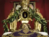 El Cristo de la Cama podrá venerarse en la Basílica del Pilar de Zaragoza este Viernes y Sábado Santo.