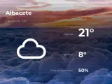El tiempo en Albacete: previsión para hoy viernes 2 de abril de 2021