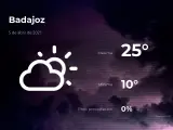 El tiempo en Badajoz: previsión para hoy lunes 5 de abril de 2021