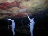 Mediciones en la cueva de Altamira