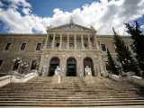 Archivo - Fachada de la Biblioteca Nacional de España (BNE)