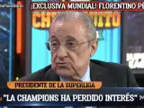 Florentino Pérez con Pedrerol