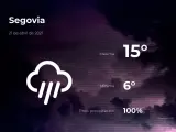 El tiempo en Segovia: previsión para hoy miércoles 21 de abril de 2021