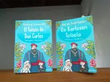 Portada en castellano y euskera del Libro 'El Toisón de Don Carlos'