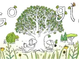 Doodle de Google por el Día de la Tierra.
