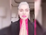 Antonia Dell'Atte en un vídeo de Instagram.