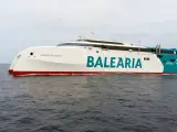 El 'fast ferry' de Baleària conecta Dénia con Ibiza y Palma desde el 1 de mayo