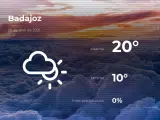 El tiempo en Badajoz: previsión para hoy jueves 29 de abril de 2021