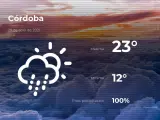 El tiempo en Córdoba: previsión para hoy jueves 29 de abril de 2021