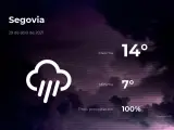 El tiempo en Segovia: previsión para hoy jueves 29 de abril de 2021