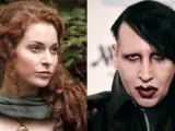Esmé Bianco y Marilyn Manson