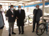 Gobierno Vasco reabre el aparcabicis de la estación de Euskotren de Irun Colon, con capacidad para 50 bicicletas