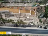 Aprobada la ampliación de obras de emergencia para consolidar un tramo de Muralla de Toledo sobre Paseo de Cabestreros