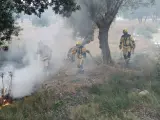 Sofocan un incendio en Santa Maria tras descontrolarse una quema agrícola