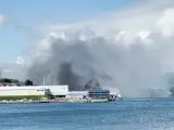 Un incendio afecta a las instalaciones de la conservera gallega Jealsa