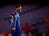 Messi, en un partido del Barça.